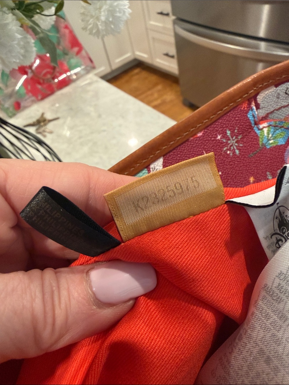 Dooney and Bourke Disney parks classic Christmas tote - Picture 10 of 10